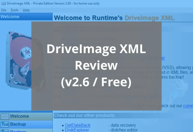 driveimage xml review featured image