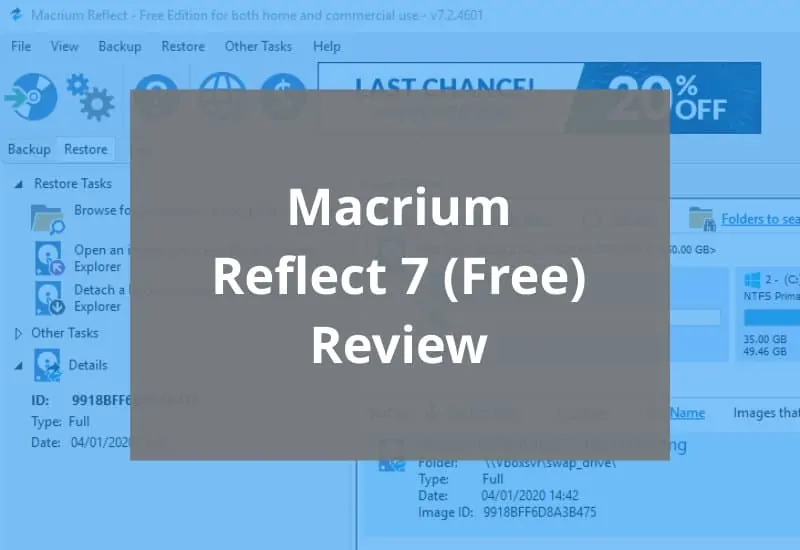 macrium reflect 7 free review featured image