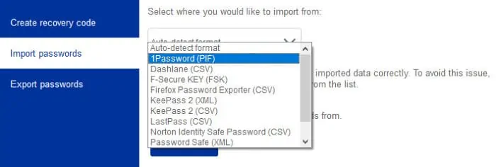 f-secure key import passwords tool