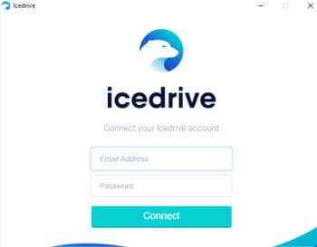 icedrive windows portable app login