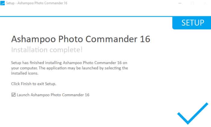photo commander 16 installation complete