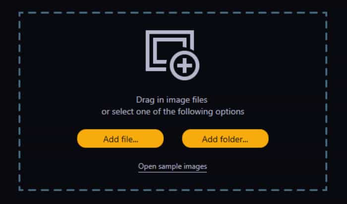 photo optimizer 8 start by selecting image