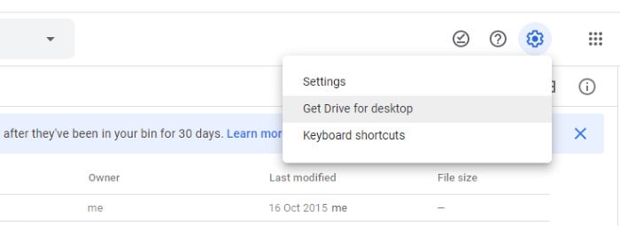 google drive desktop client download link