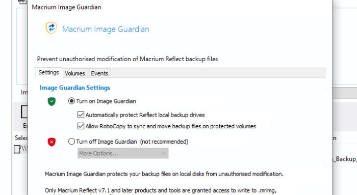 macrium reflect 8 home - image guardian