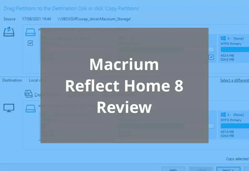 macrium reflect 8 home featured image