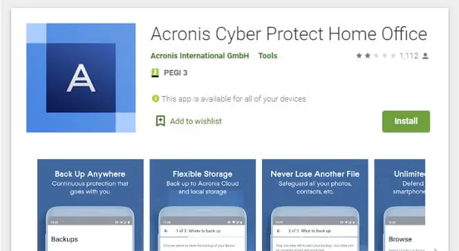 cyber protect home office - play store app