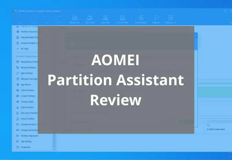 aomei partition assistant review featured image