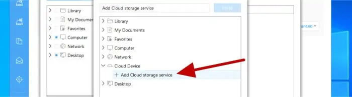 todo backup - add new cloud service