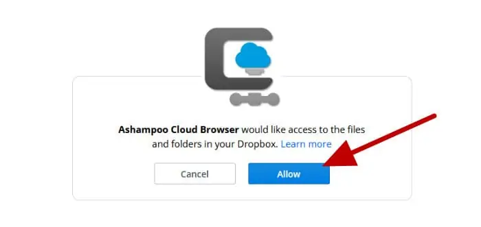 zip pro 4 cloud browser dropbox auth