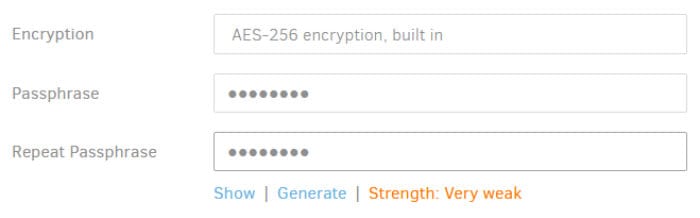 best backup with aes 256-bit - duplicati encryption
