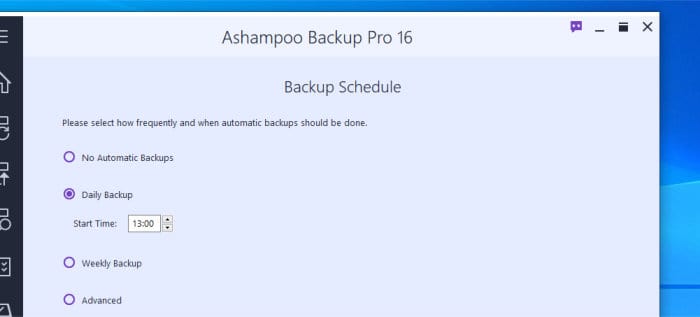 how often should you backup your pc - ashampoo backup schedule