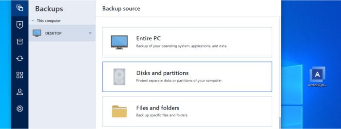 best cloud backup for multiple computers - acronis cyber protect home office app
