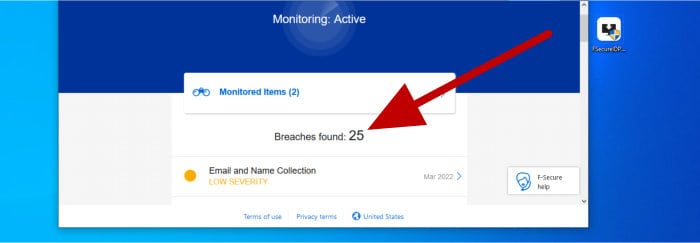 f-secure id protection id monitoring breaches
