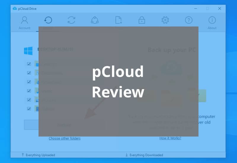 pcloud review featured image
