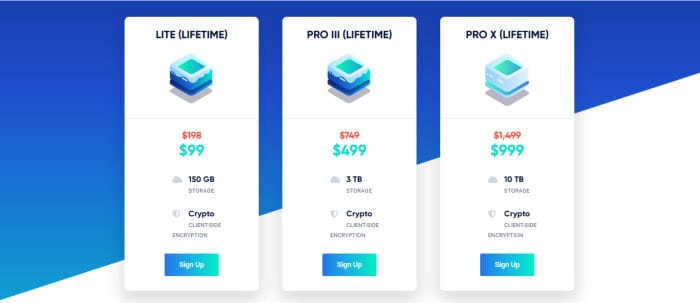 icedrive review - 2023 lifetime pricing plans