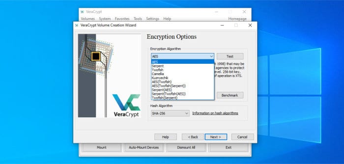 the safest way to store digital files - veracrypt encryption options