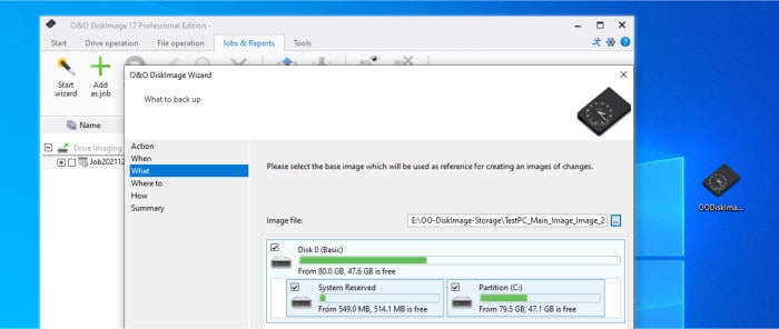 best disk imaging software - o&o diskimage imaging wizard setup tool