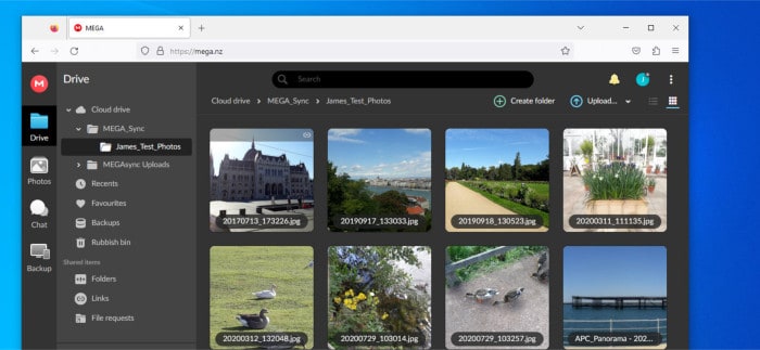 best cloud for photos - featured gallery view