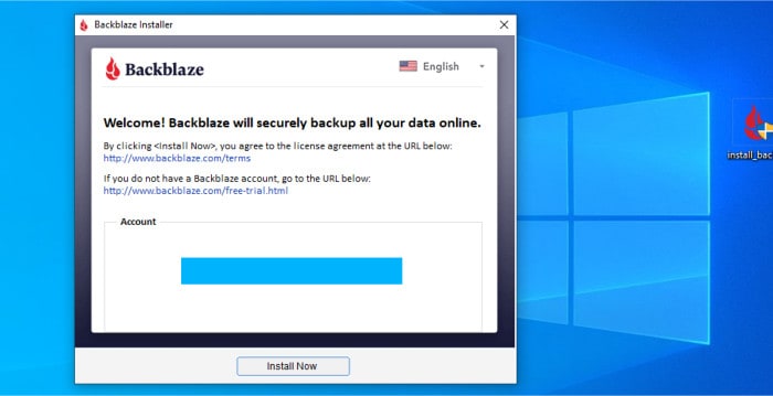 backblaze review 2023 - backblaze installer complete