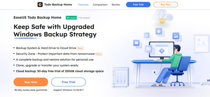 easeus todo backup review - web page featured image