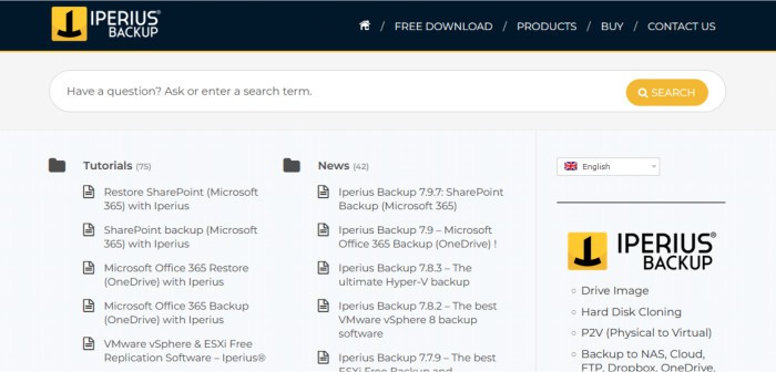 iperius backup review - iperius support portal