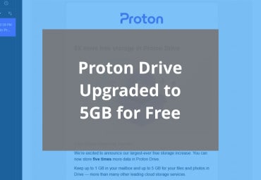 proton drive 5gb upgrade - featured image